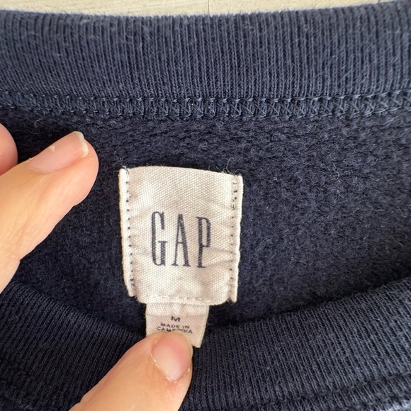 GAP Men's Navy Crewneck Sweater - Picture 3 of 5